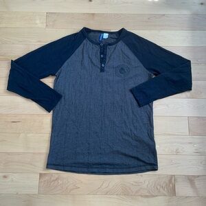 H&M long Sleeve Henley Brooklyn Stickball Challenge
